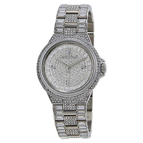 michael kors silver womens watch|Michael Kors camille women's watch.